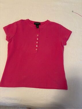 Lauren Ralph Lauren Women’s Pink Short-Sleeve Top